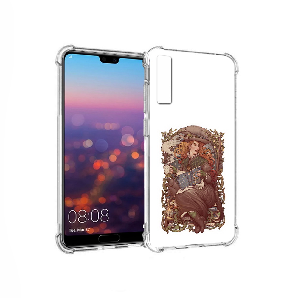 

Чехол MyPads Tocco для Huawei P20 Pro Женские_126 (PT108144.28.81), Прозрачный, Tocco