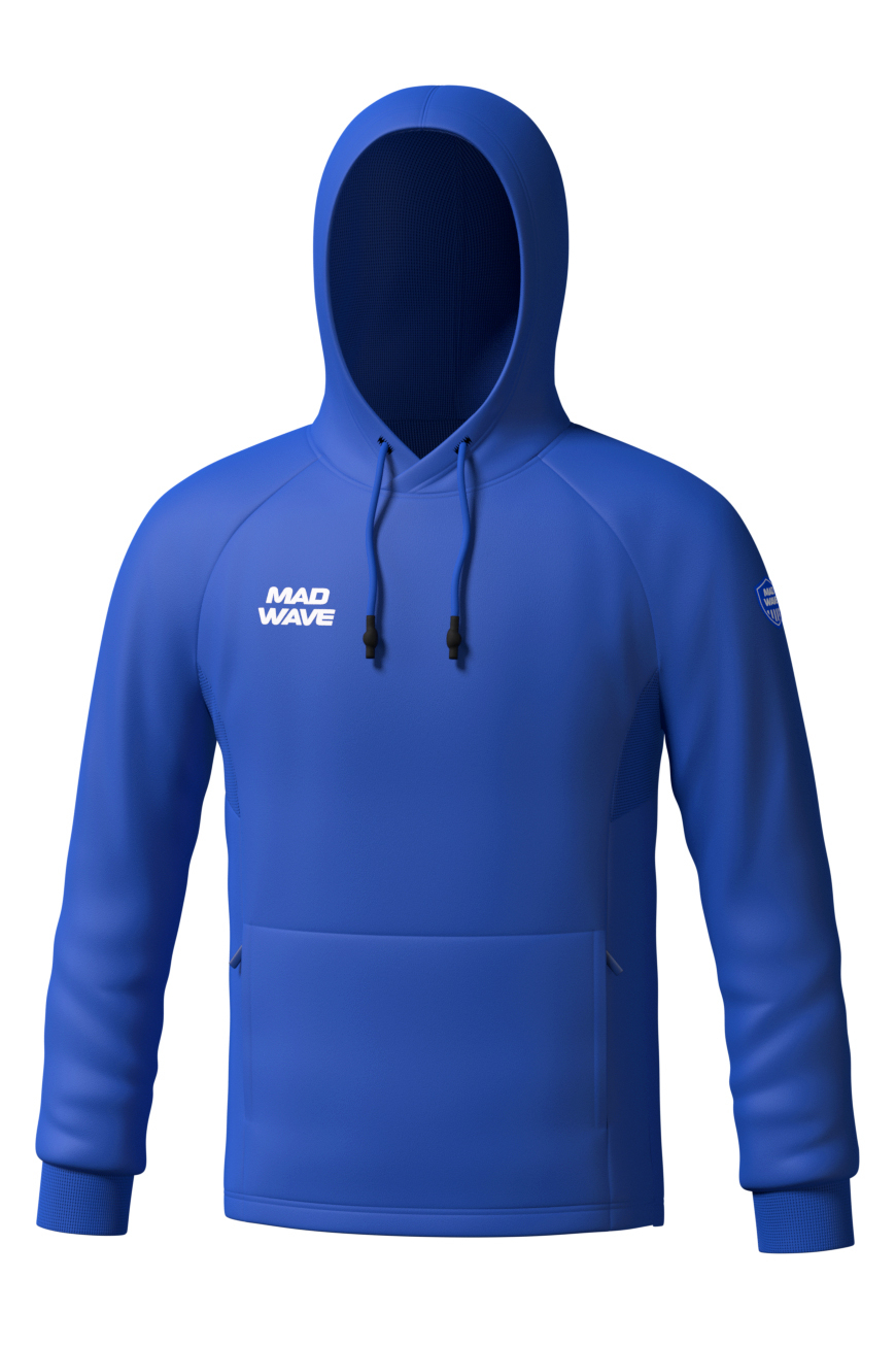 Худи детское Mad Wave Flex hoodie junior, синий, 152