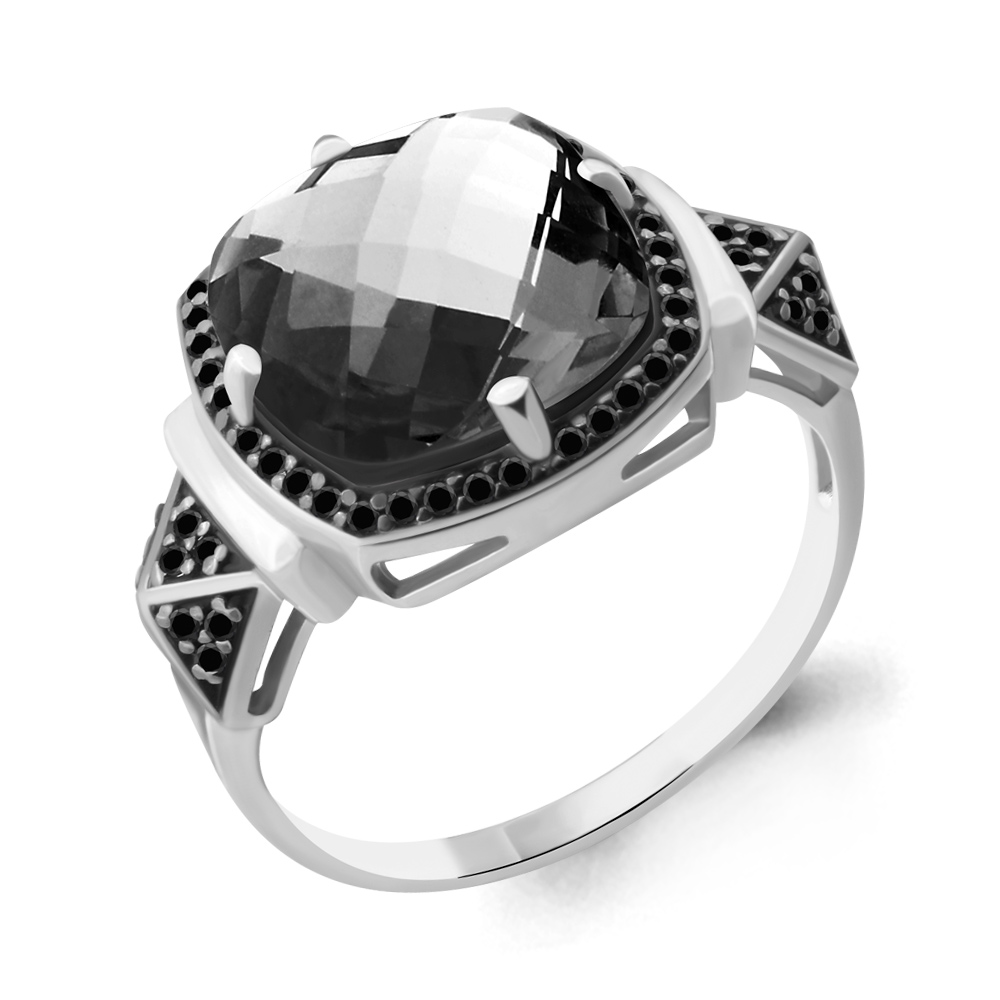 

Кольцо из серебра с нанокристаллом р. Aquamarine 6902383Ч, 6902383Ч_925_р