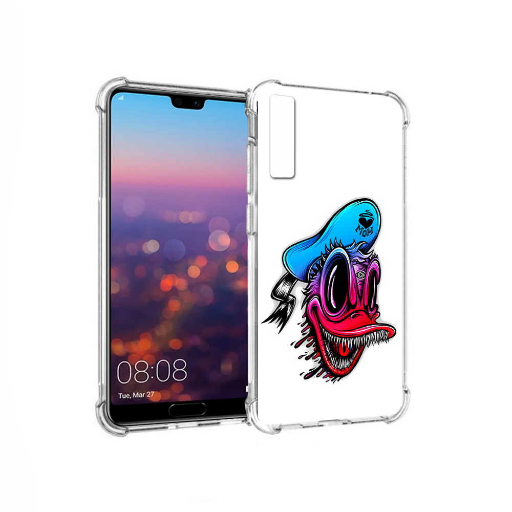 

Чехол MyPads Tocco для Huawei P20 Pro Дональд (PT108144.28.71), Прозрачный, Tocco