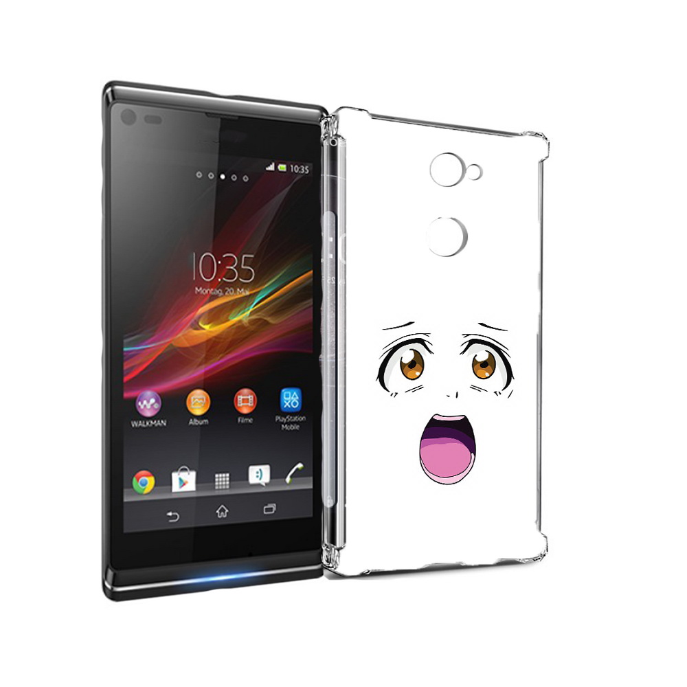 

Чехол MyPads Tocco для Sony Xperia L2 аниме лицо (PT99662.233.223), Прозрачный, Tocco