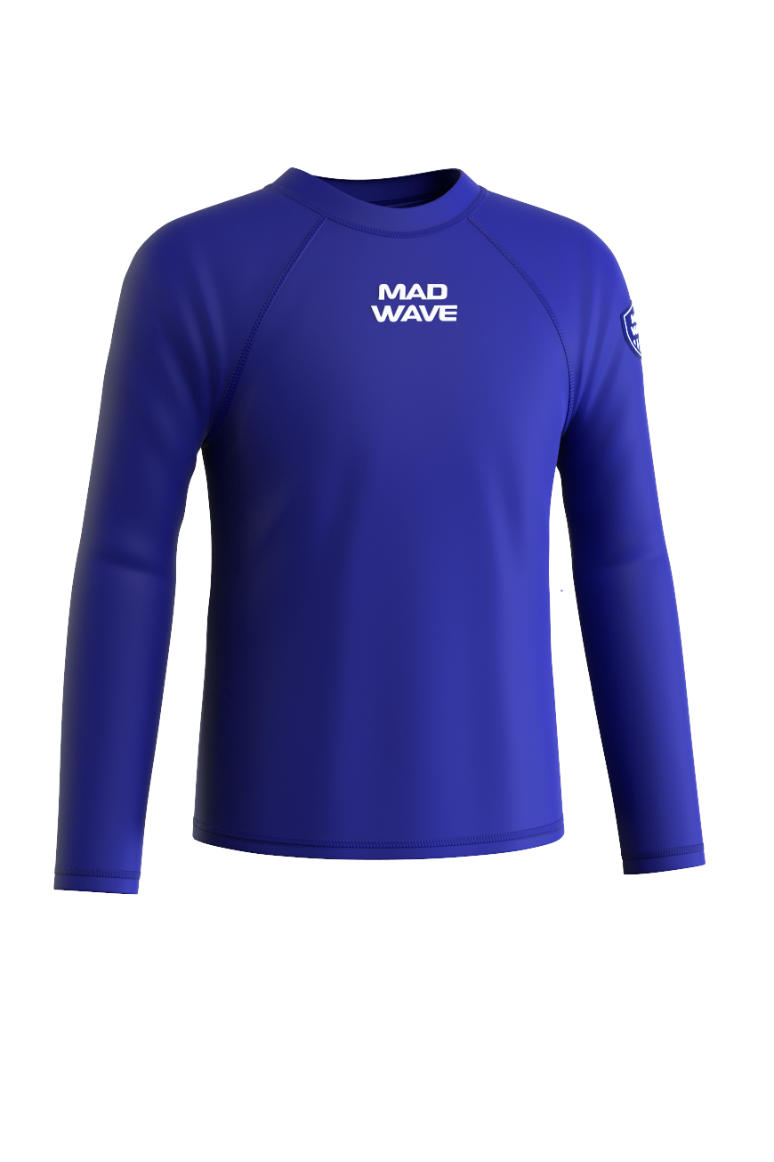 

Гидрофутболка детская Mad Wave T-Shirt Longsleeve Junior, синий, 134, T-Shirt Longsleeve Junior
