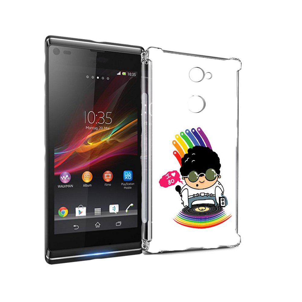 

Чехол MyPads Tocco для Sony Xperia L2 Я люблю 80-е (PT99662.233.205), Прозрачный, Tocco