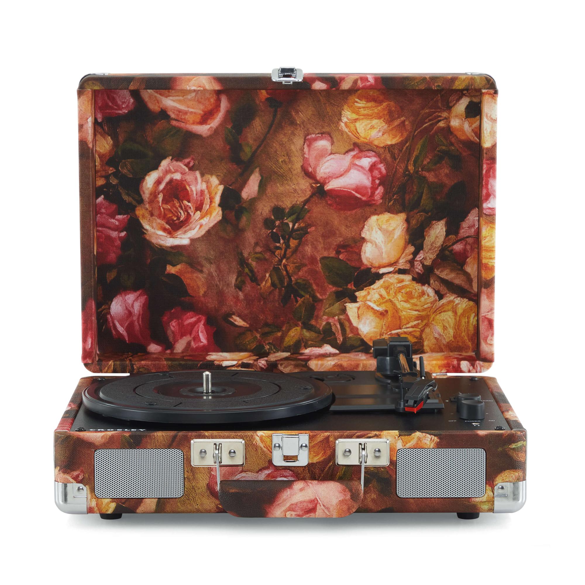 фото Виниловый проигрыватель crosley cruiser plus floral