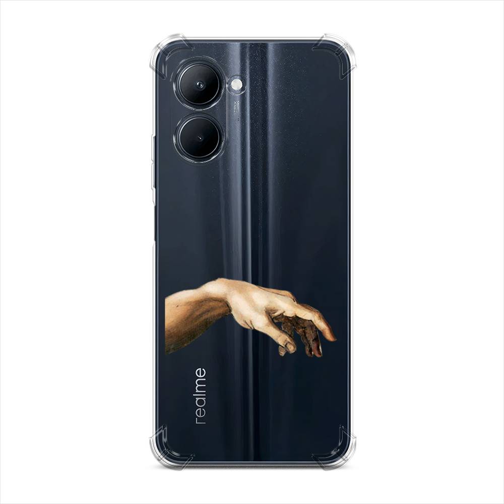 

Чехол Awog на Realme C33 "Creazione di Adamo 1", Бежевый, 2511351-1