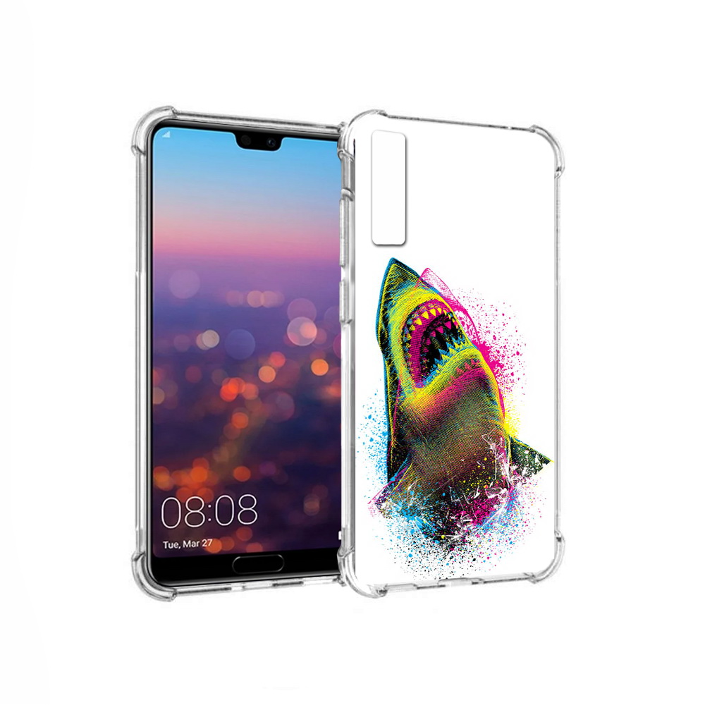 

Чехол MyPads Tocco для Huawei P20 Pro челюсти-2 (PT108144.28.674), Прозрачный, Tocco