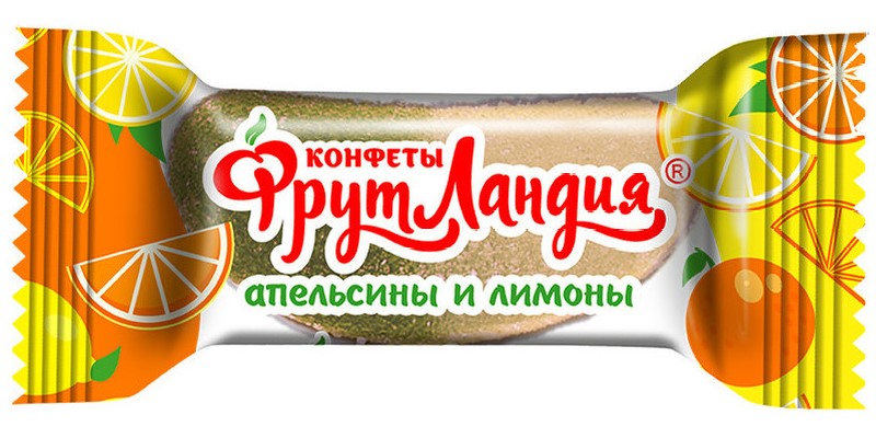 

Конфеты Славянка Фрутландия апельсинов и лимонов неглазированные