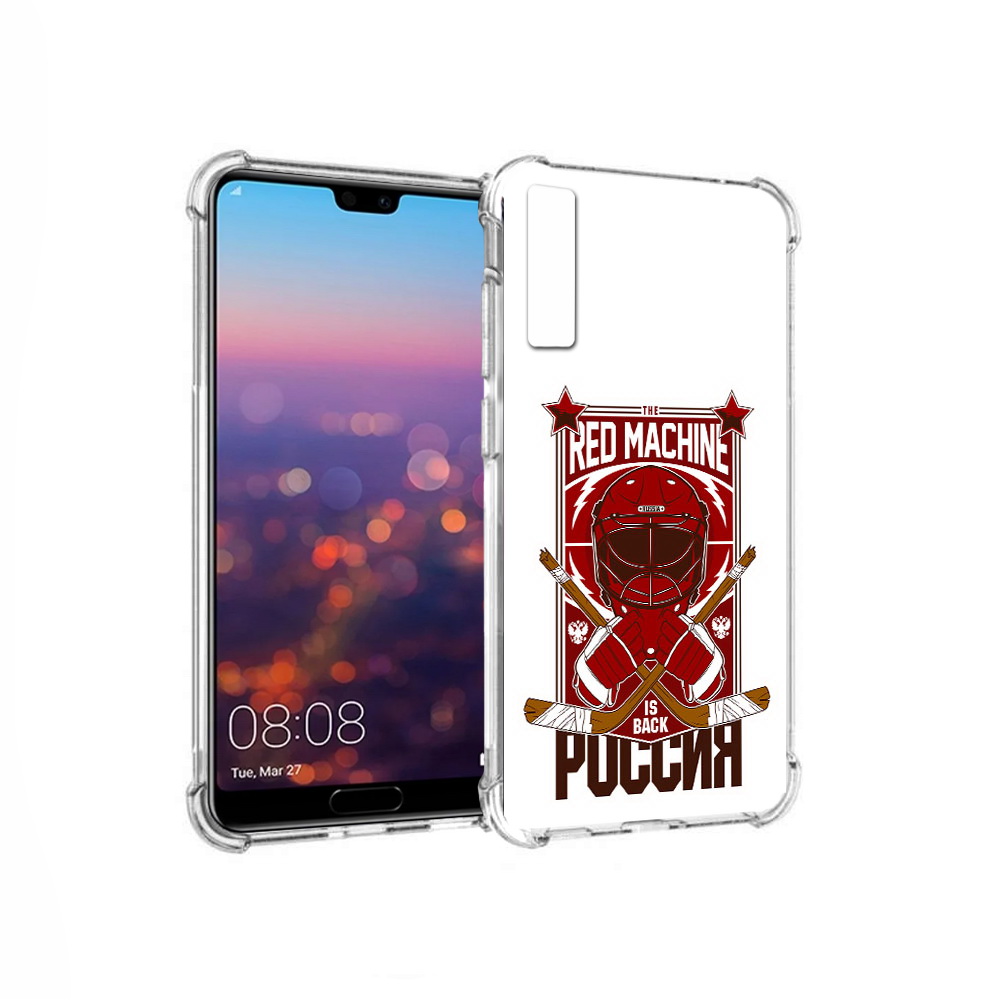 

Чехол MyPads Tocco для Huawei P20 Pro хоккей россия (PT108144.28.666), Прозрачный, Tocco