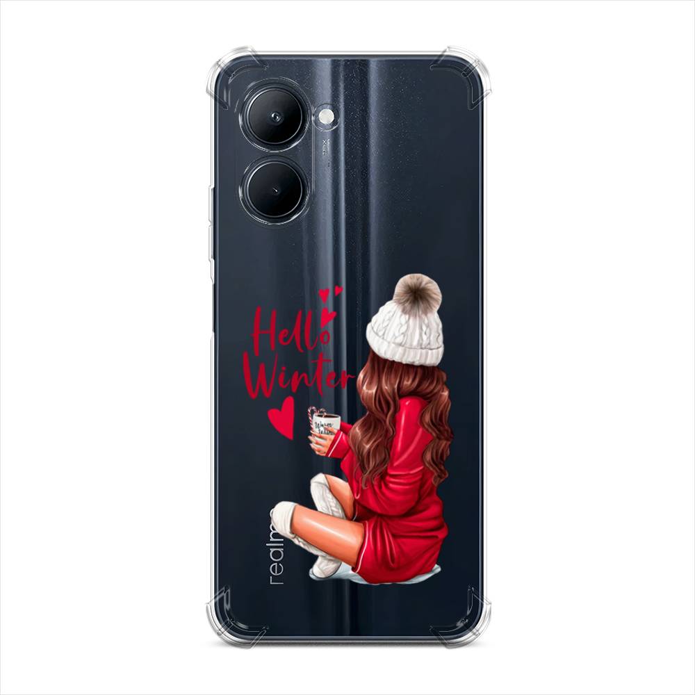 

Чехол Awog на Realme C33 "Hello winter", Красный;коричневый;белый, 2511351-1