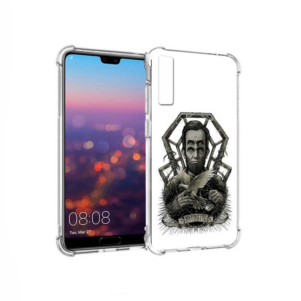 

Чехол MyPads Tocco для Huawei P20 Pro франклин абстракция (PT108144.28.662), Прозрачный, Tocco