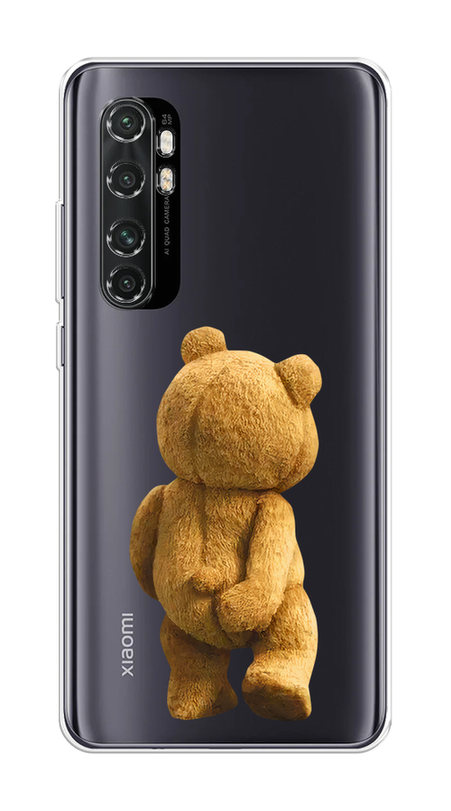 

Чехол на Xiaomi Mi Note 10 Lite "Медвежья спина", Коричневый;прозрачный, 38450-1