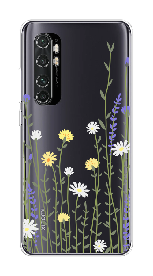 

Чехол на Xiaomi Mi Note 10 Lite "Ромашка и лаванда", Зеленый;желтый;прозрачный, 38450-1