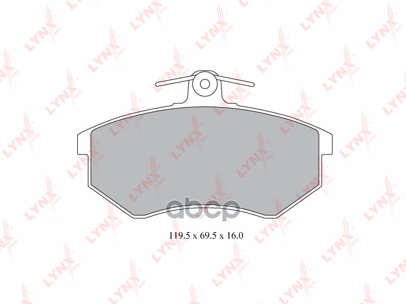 

Тормозные колодки LYNXauto передние BD-8014