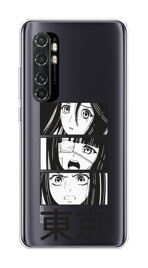 

Чехол на Xiaomi Mi Note 10 Lite "Tokyo girls", Белый;черный;прозрачный, 38450-1