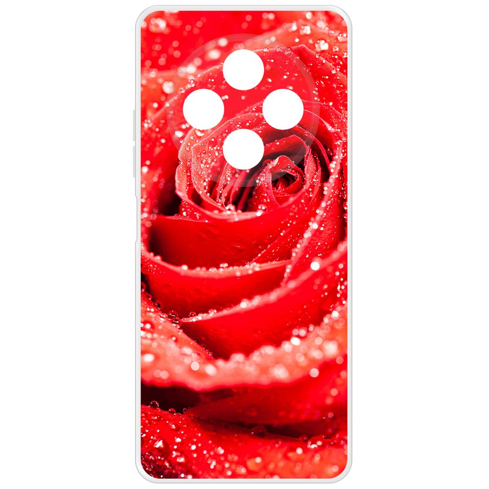 

Чехол-накладка Krutoff Clear Case Роза для TECNO Spark 30, Прозрачный