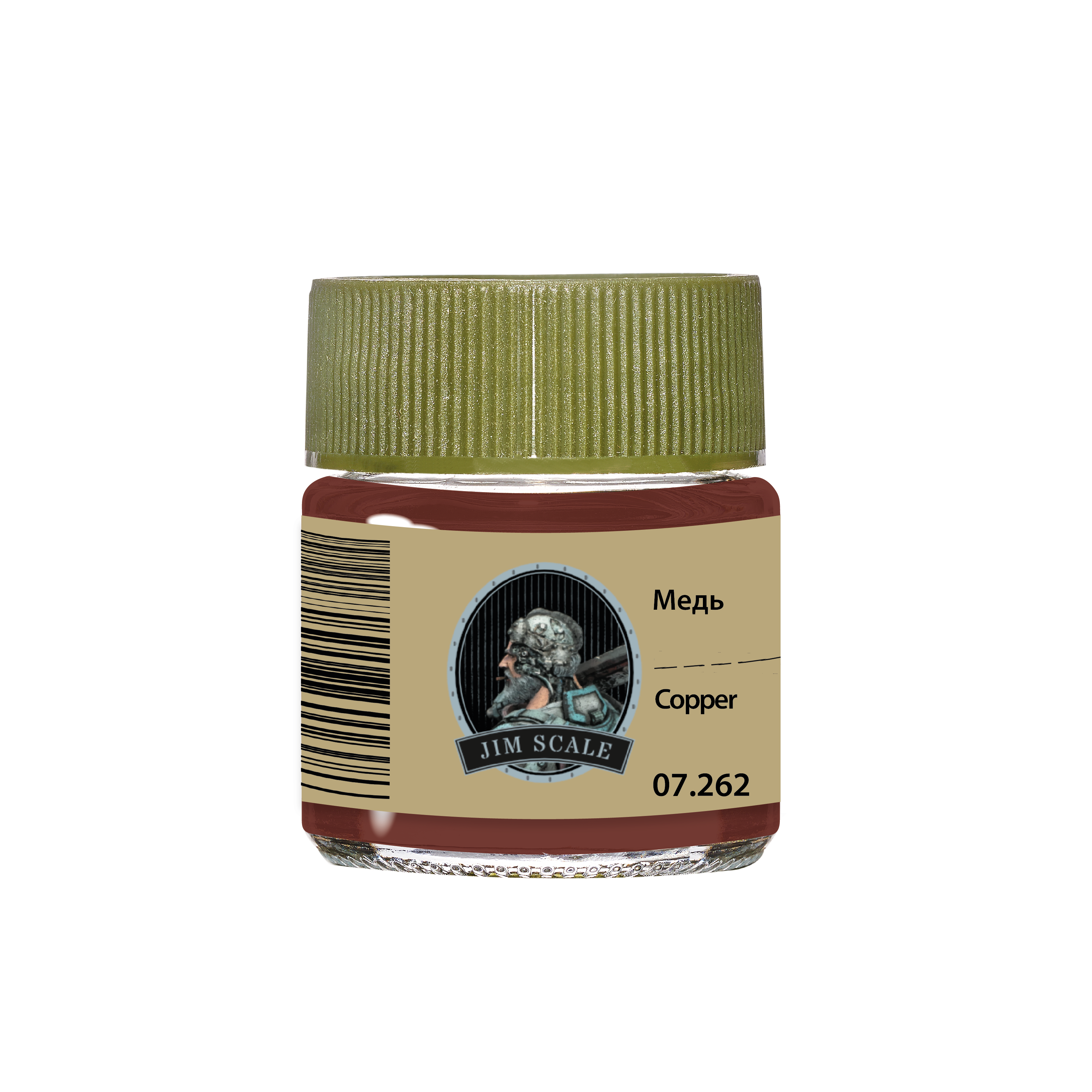 

Краска спиртовая Jim Scale Металлик Медь Copper 07,262