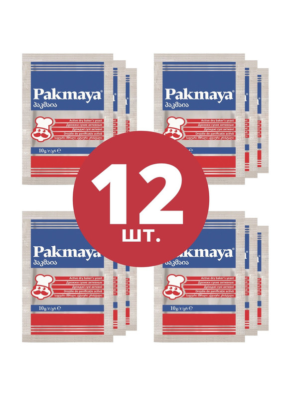 

Дрожжи сухие активные Pakmaya, 10 гр. (12 шт.), дрожжи