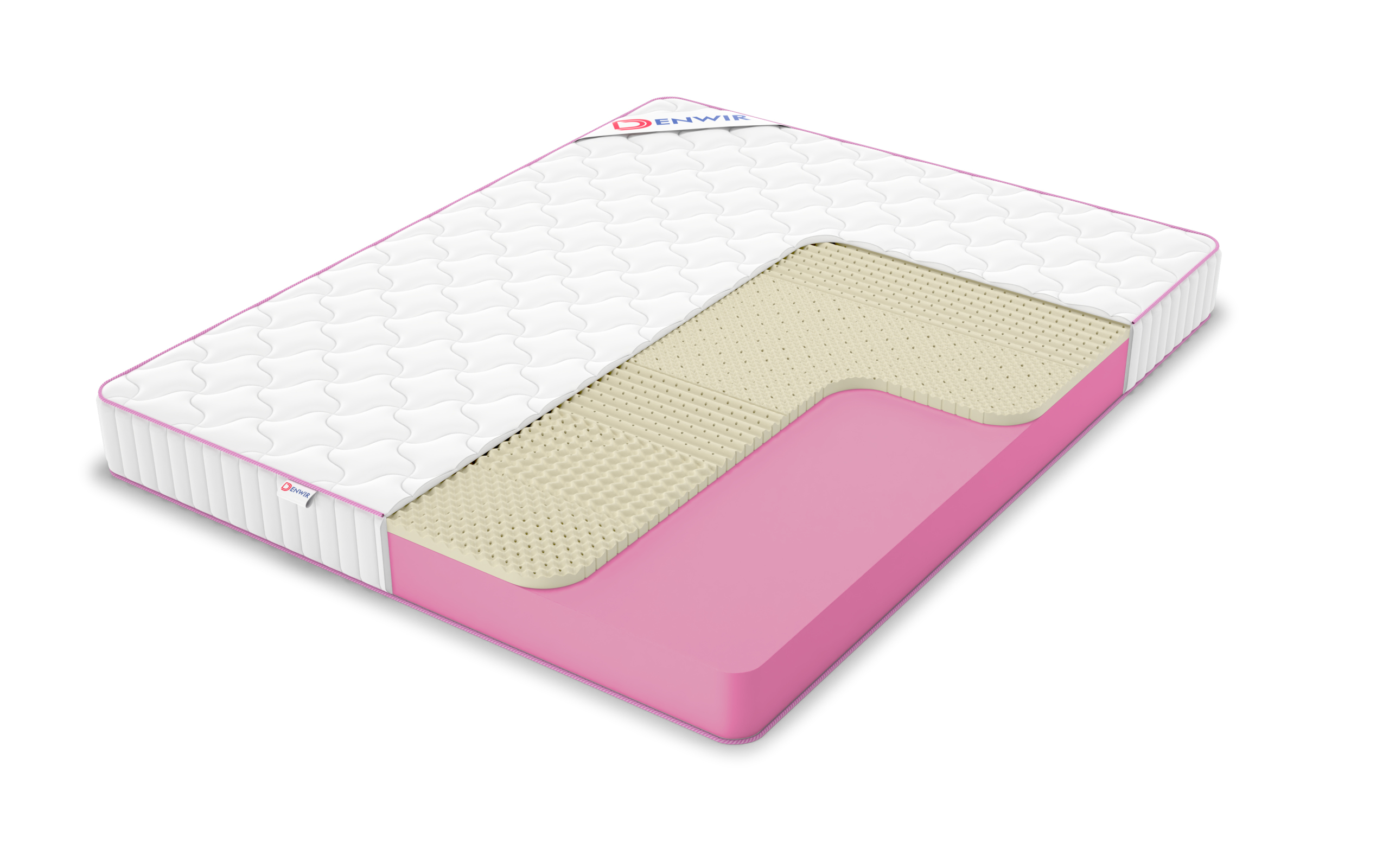 

Матрас Denwir Mega Soft Relax 17 195х190, Бежевый;белый;серый;серебристый, Mega Soft Relax 17