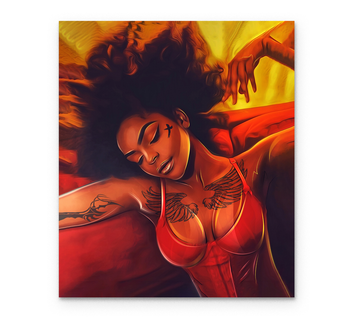 

Картина интерьерная на синтетическом холсте Poly Print Art ZK01001840/S/3 60х80 см