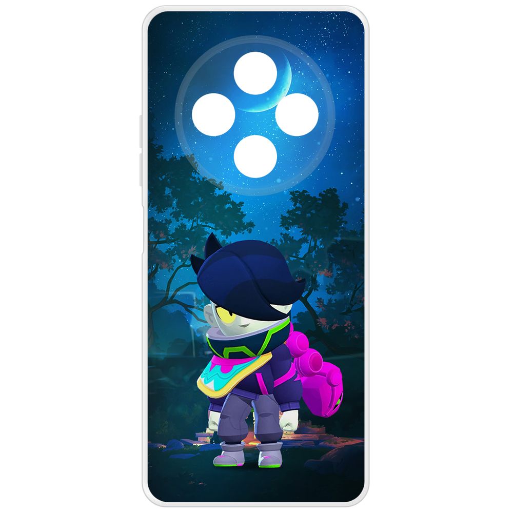 

Чехол-накладка Krutoff Clear Case Brawl Stars-Орочи Эдгар для TECNO Spark 30, Прозрачный