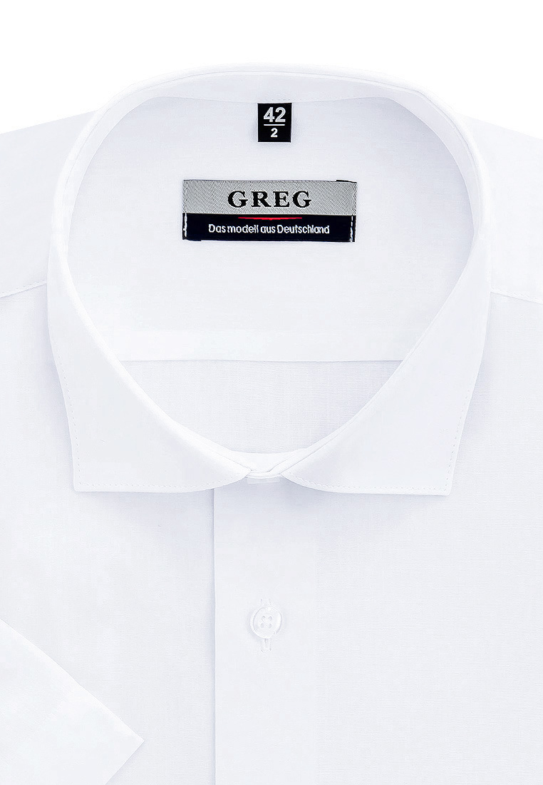 

Рубашка мужская Greg 01-00002990 белая 39, Белый, 01-00002990
