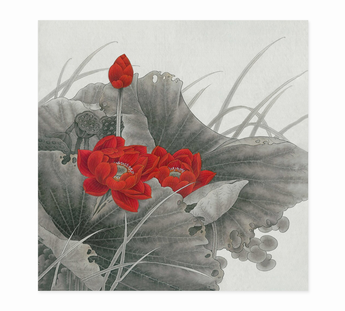 

Картина интерьерная на синтетическом холсте Poly Print Art ZK01001835/S/2 60х60 см