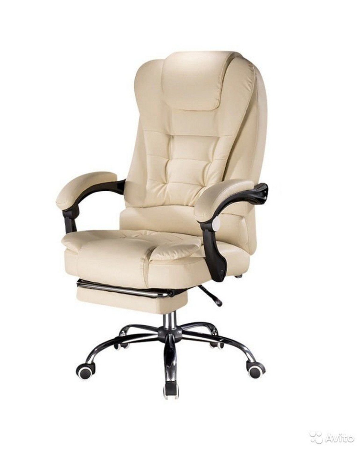 Кресло руководителя с массажем и с подставкой для ног Luxury Gift 606F