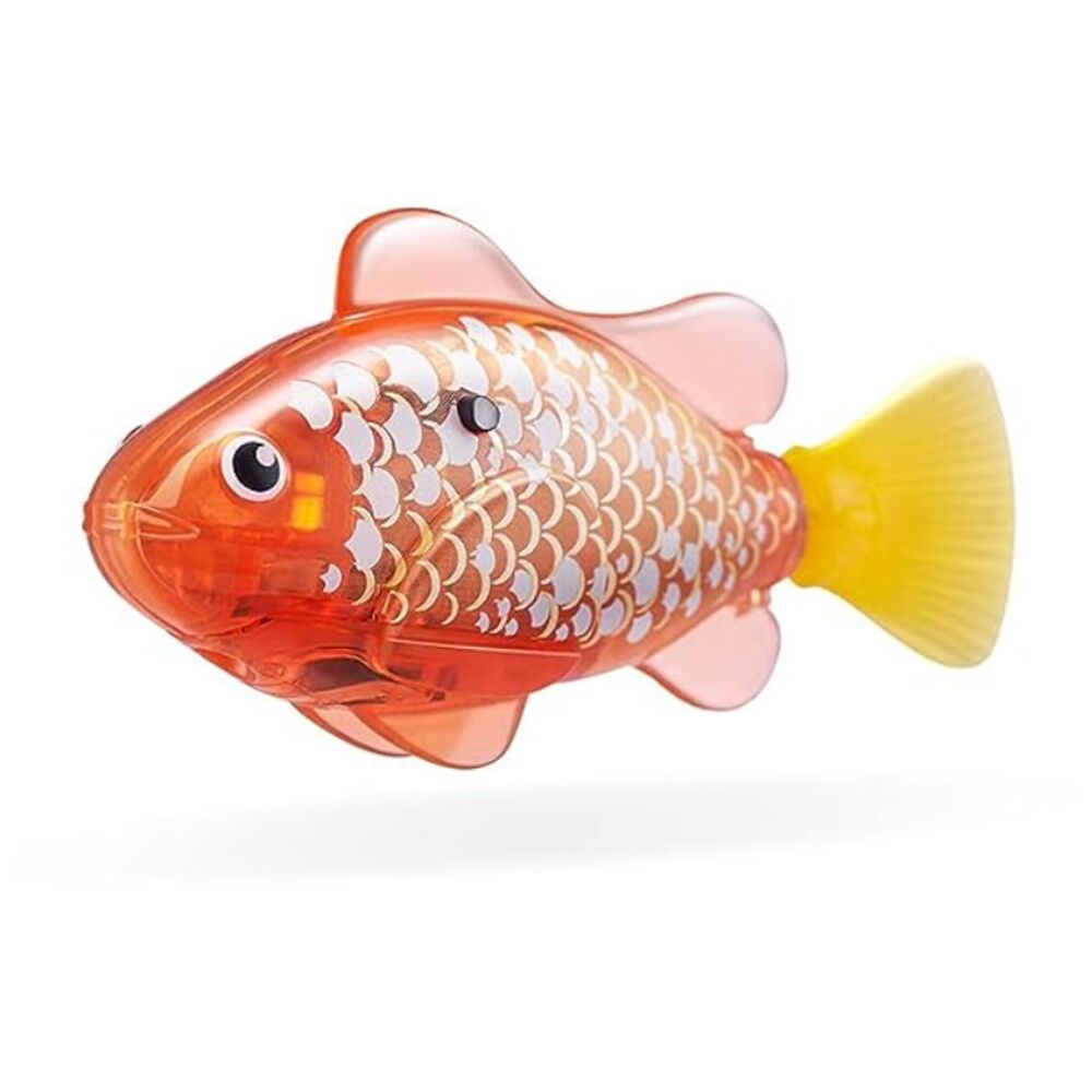 Интерактивная игрушка ZURU RoboAlive Robo Fish плавающая рыбка, оранжевая