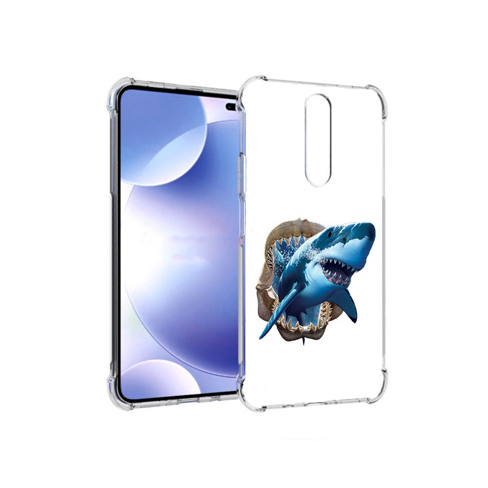 

Чехол MyPads Tocco для Xiaomi Redmi k30 челюсти (PT226950.302.675), Прозрачный, Tocco