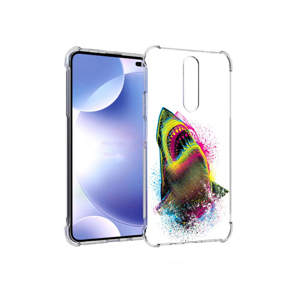 

Чехол MyPads Tocco для Xiaomi Redmi k30 челюсти-2 (PT226950.302.674), Прозрачный, Tocco