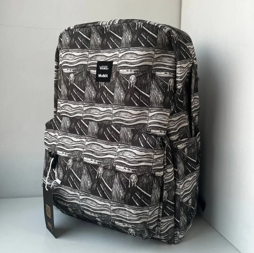 

Рюкзак NoBrand sal01-1787 Реплика Черно-белый, 43x33x12 см, Белый;черный, sal01-1787 Реплика