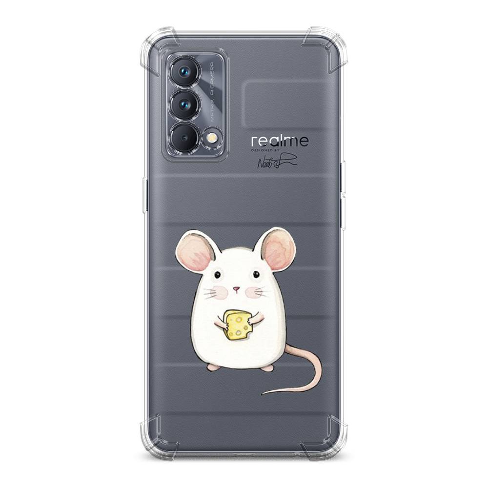 

Чехол Awog на Realme GT Master Edition "Мышка", Белый;розовый;прозрачный, 2510451-1