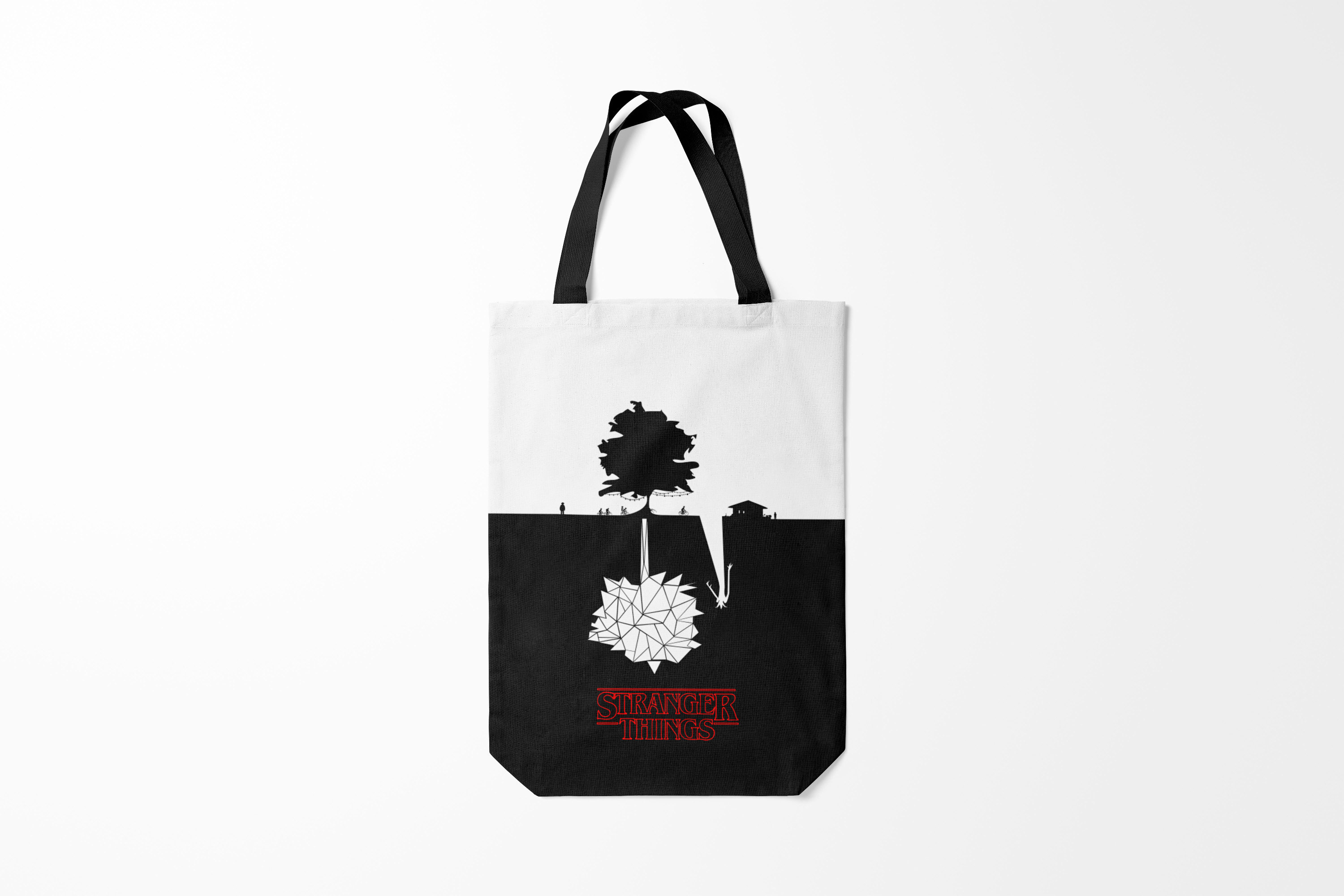 

Сумка шoппер унисекс Burnettie Очень странные дела STRANGER THINGS, черный, Очень странные дела STRANGER THINGS