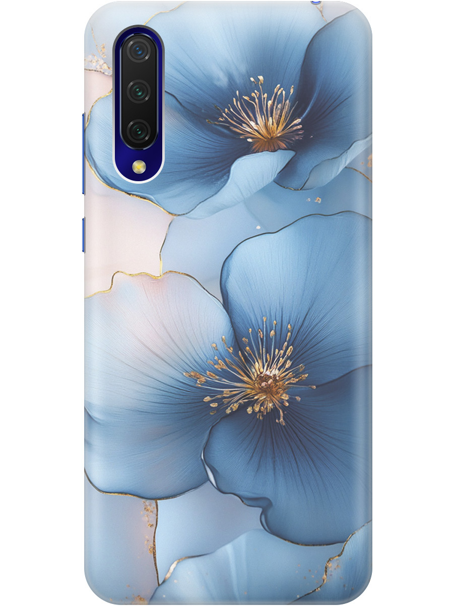 

Силиконовый чехол на Xiaomi Mi 9 Lite/CC9 с принтом "Голубые ирисы", Прозрачный;голубой;синий, 721722524