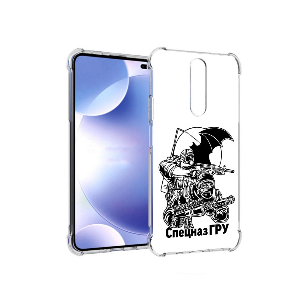 

Чехол MyPads Tocco для Xiaomi Redmi k30 спецназ гру (PT226950.302.618), Прозрачный, Tocco