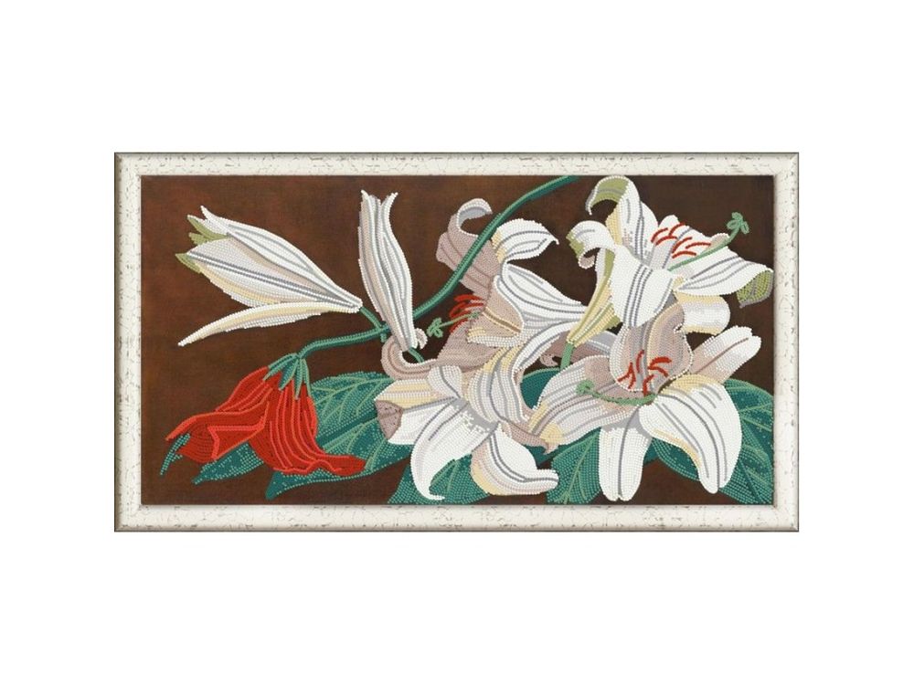 

Рисунок на ткани Лилейный микс