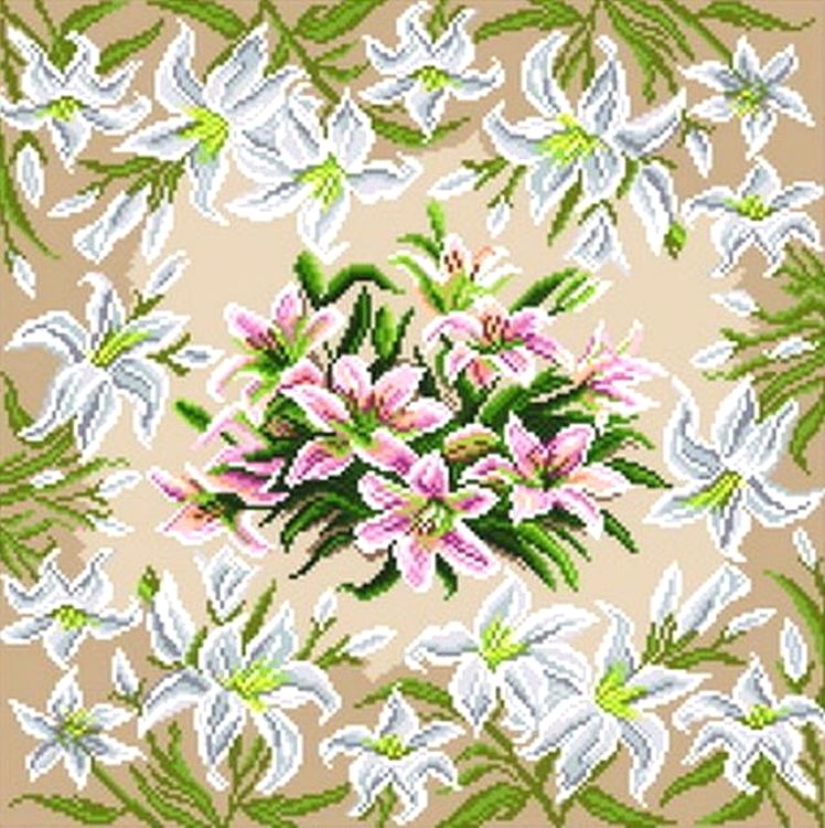 

Рисунок на ткани Лилейник