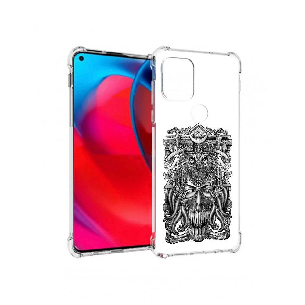 

Чехол MyPads Tocco для Motorola Moto G зубастая сова (PT227067.359.369), Прозрачный, Tocco