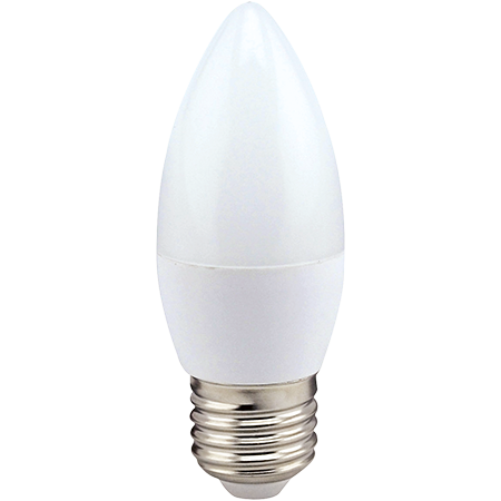 фото Лампа светодиодная ecola candle led premium 8,0w 220v e27 4000k свеча 100x37, c7mv80elc