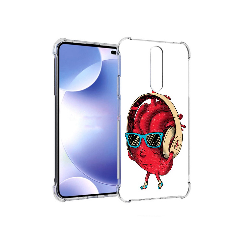 

Чехол MyPads Tocco для Xiaomi Redmi k30 слушай сердце (PT226950.302.609), Прозрачный, Tocco