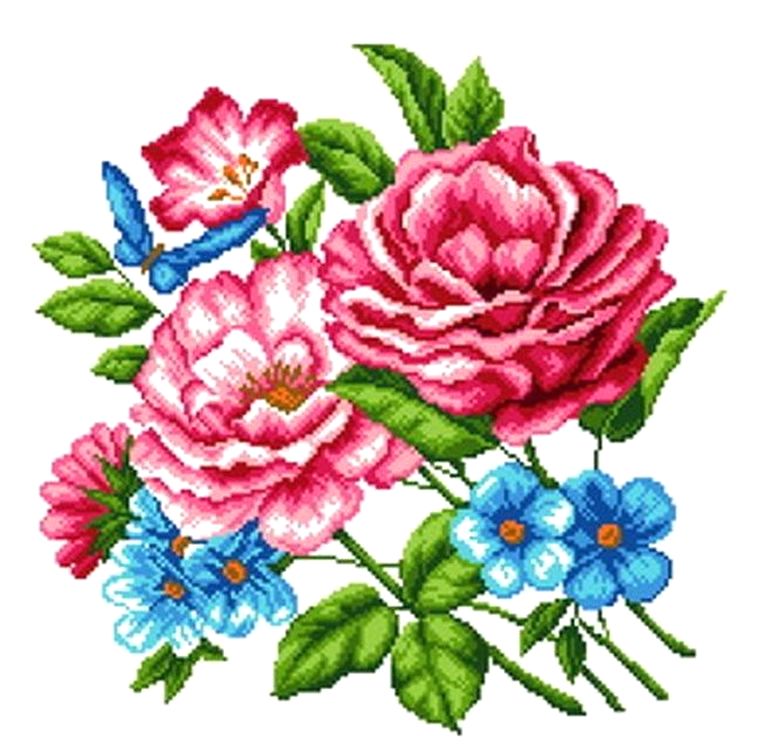 

Рисунок на ткани Летний джаз