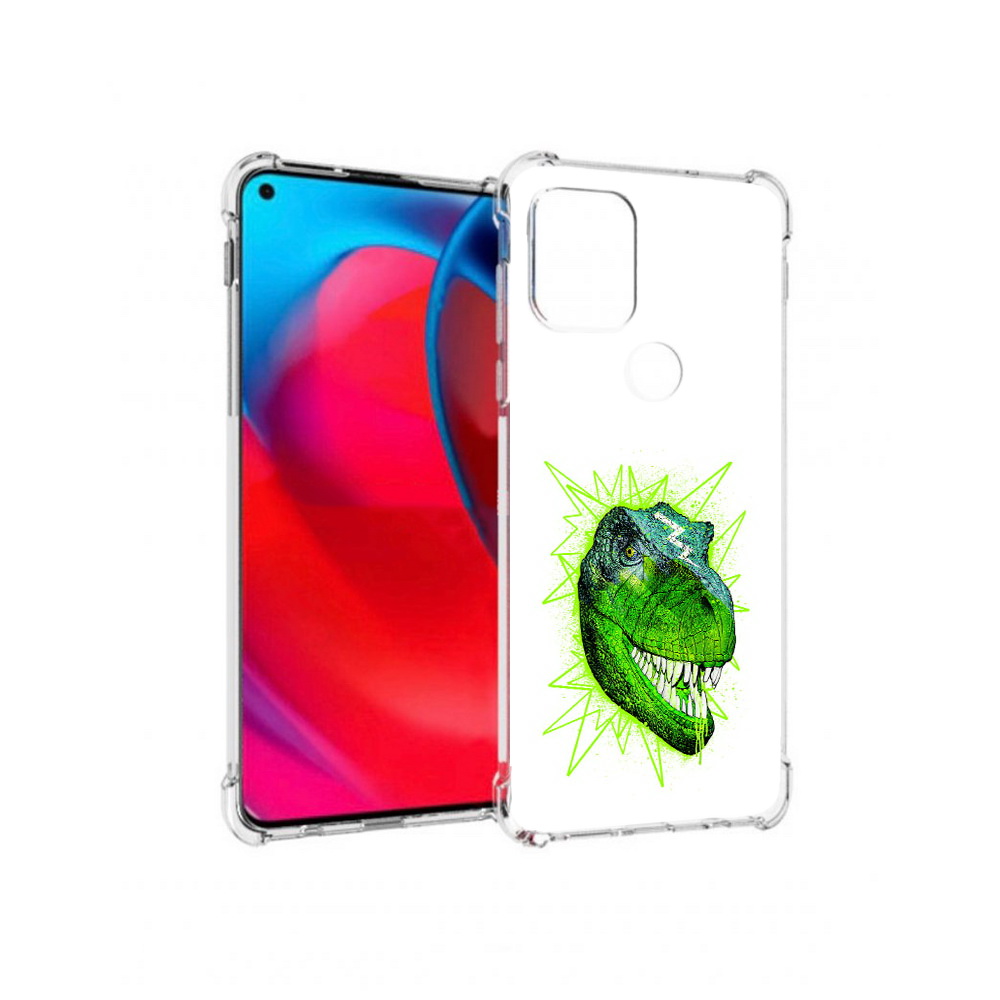 

Чехол MyPads Tocco для Motorola Moto G зеленый динозавр (PT227067.359.358), Прозрачный, Tocco