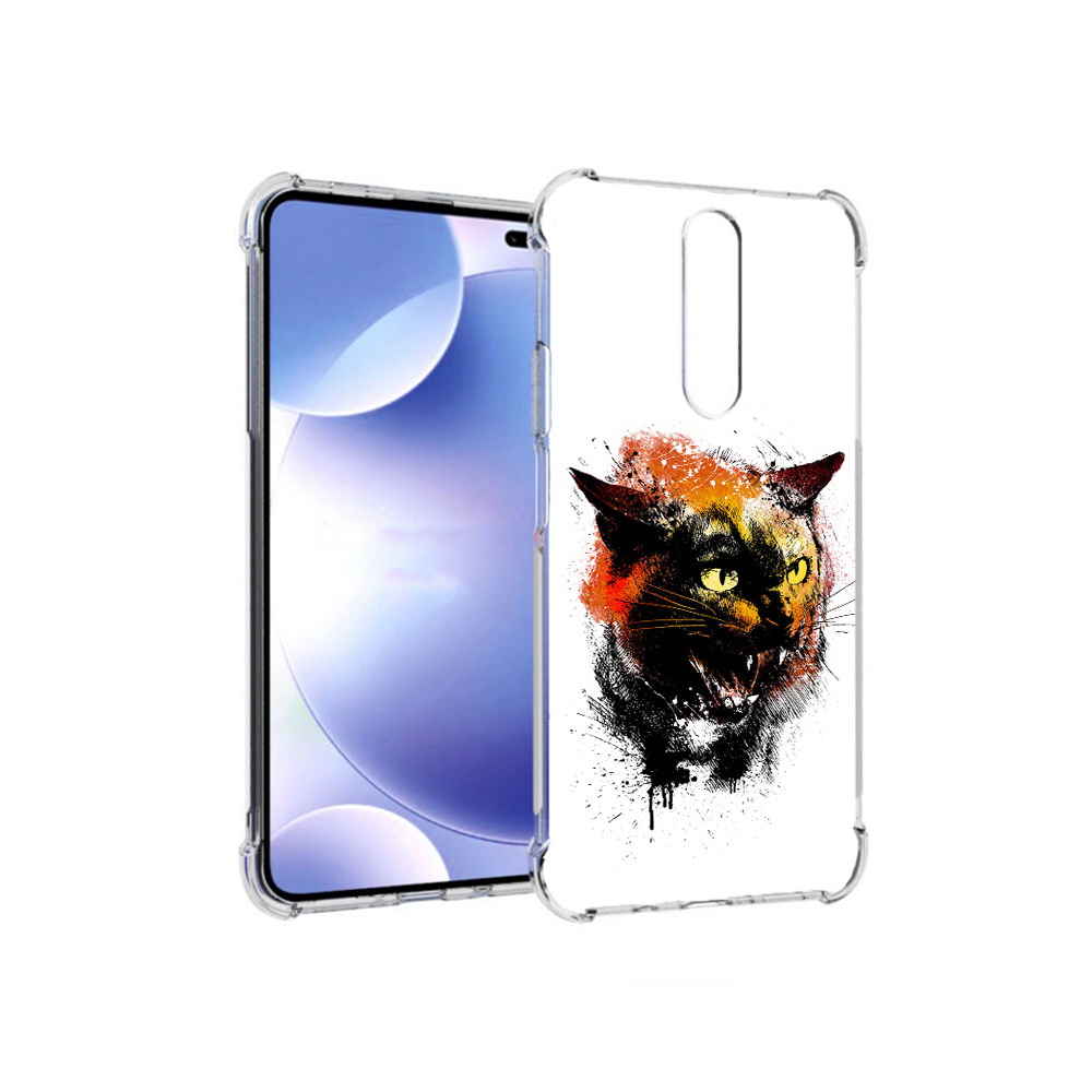 

Чехол MyPads Tocco для Xiaomi Redmi k30 сиамский кот (PT226950.302.598), Прозрачный, Tocco