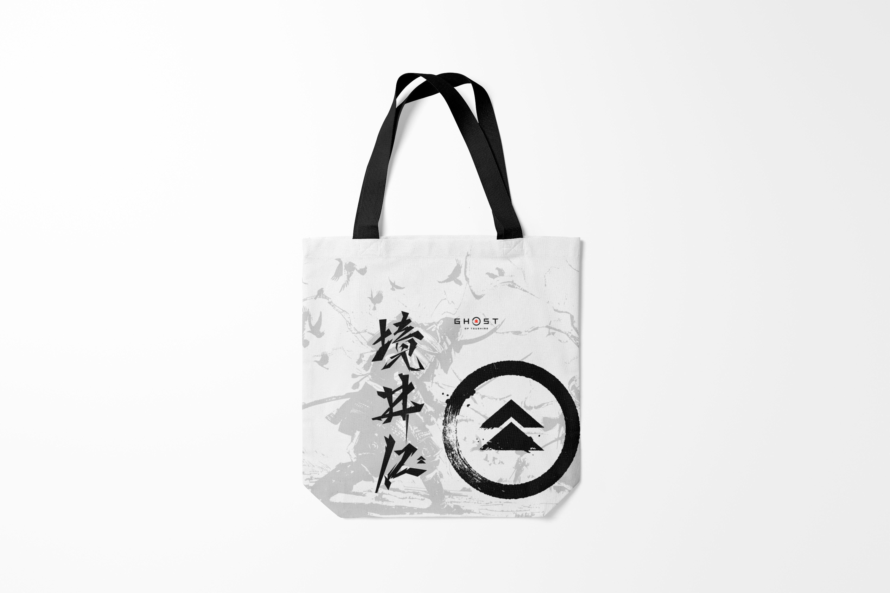 

Сумка шoппер унисекс Burnettie Ghost of Tsushima, белый, Ghost of Tsushima