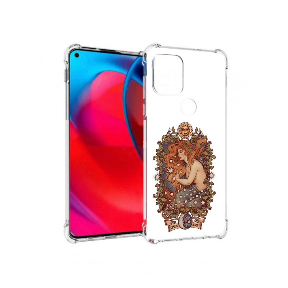 

Чехол MyPads Tocco для Motorola Moto G звездная девушка абстракция (PT227067.359.351), Прозрачный, Tocco
