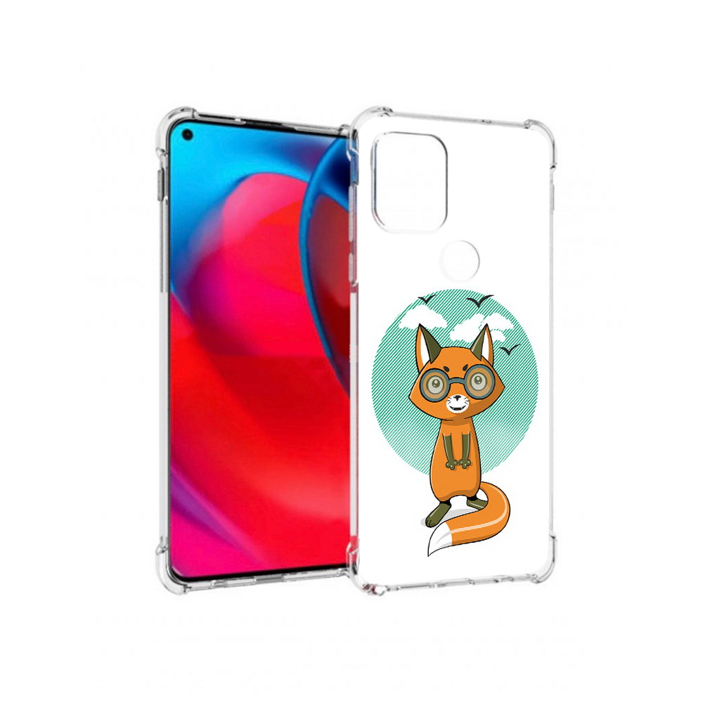 

Чехол MyPads Tocco для Motorola Moto G задумчивая лиса (PT227067.359.348), Прозрачный, Tocco