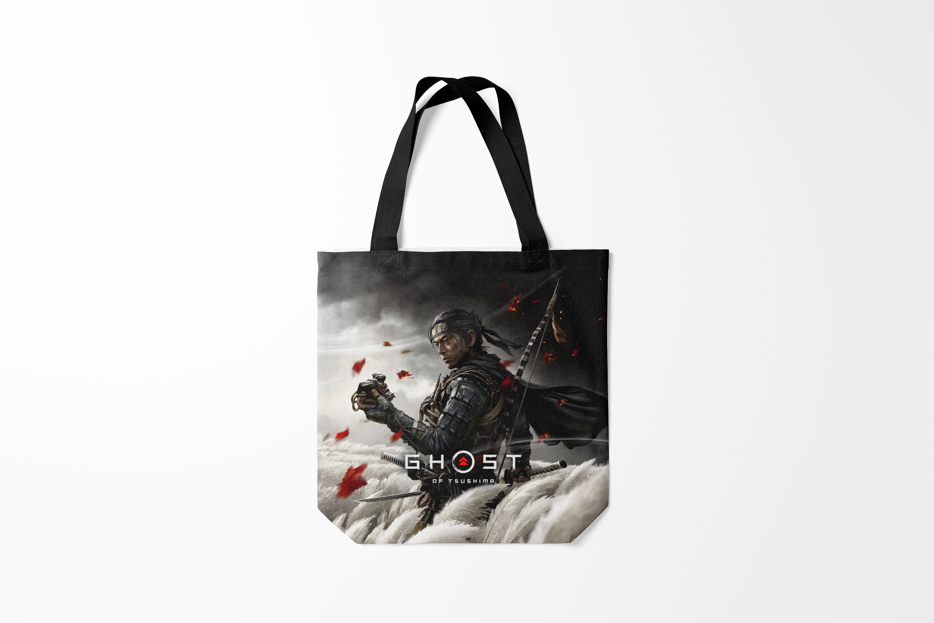 

Сумка шoппер унисекс Burnettie Ghost of Tsushima, коричневый, Ghost of Tsushima