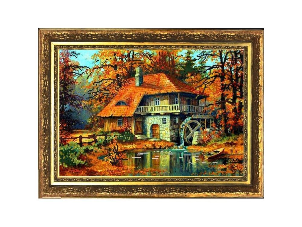 

Рисунок на ткани Краски осени
