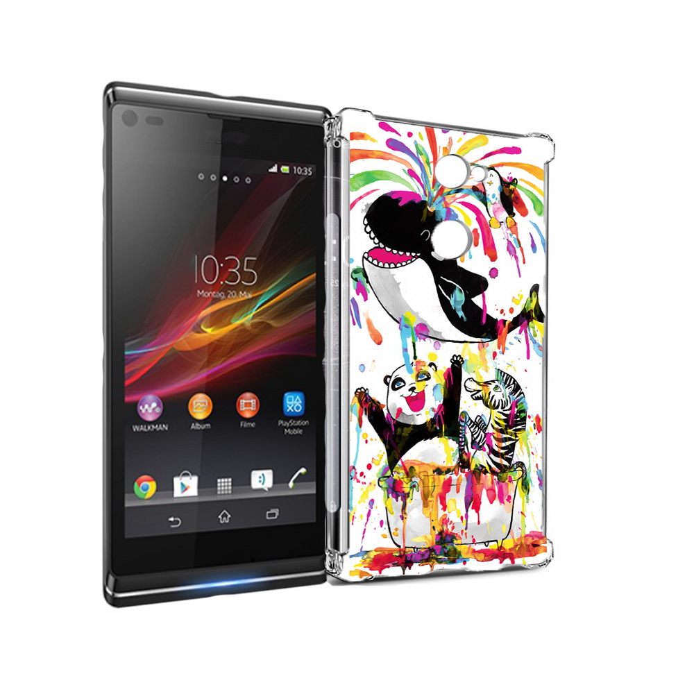 

Чехол MyPads Tocco для Sony Xperia L2 Хиппи кит (PT99662.233.191), Прозрачный, Tocco