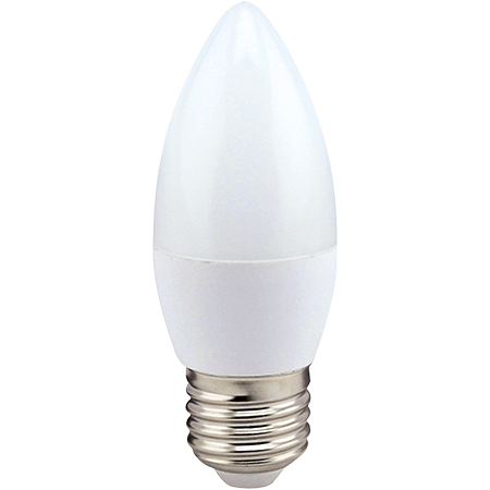 фото Лампа светодиодная ecola candle led premium 8,0w 220v e27 2700k свеча 100x37, c7mw80elc